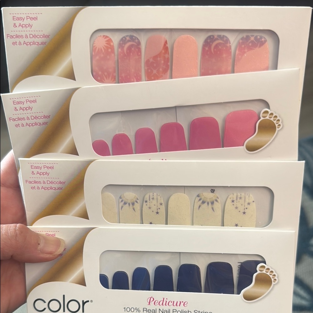 BN set of 4, Color Street Nail Polish Strips Set
